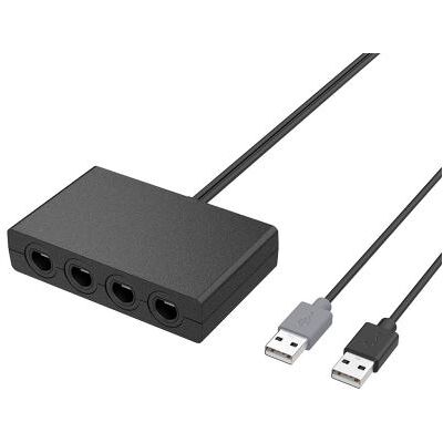 4Port Usb pour Adaptateur Contrôleur pour Nintendo Gamecube Ngc Switch / Wii U / Pc 3en1 black RA354 4Port Usb pour Adaptateur Contrôleur pour Nintendo Gamecube Ngc Switch / Wii U / Pc 3en1 black RA354