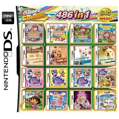 486 en 1 Jeux pour les filles Album carte de jeu vidéo cartouche Console carte pour Nintendo DS 3DS 2DS NDS NDSL NDSI 486 en 1 Jeux pour les filles Album carte de jeu vidéo cartouche Console carte pour Nintendo DS 3DS 2DS NDS NDSL NDSI