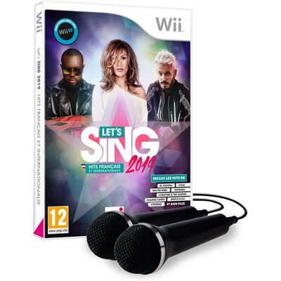 Koch Media Let's Sing 2019 Hits français et internationaux Nintendo Wii + 2 micros Koch Media Let's Sing 2019 Hits français et internationaux Nintendo Wii + 2 micros
