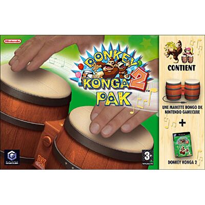 Logithéque Donkey Konga 2 + Bongos Logithéque Donkey Konga 2 + Bongos