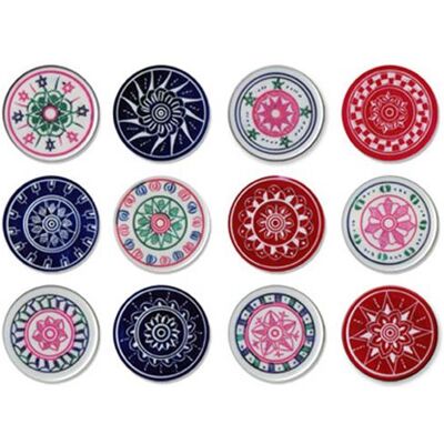 Carrom Art Shuffle puck - Jeu de palets de table - Palet de compétition 13g : Bleu 1 Carrom Art Shuffle puck - Jeu de palets de table - Palet de compétition 13g : Bleu 1