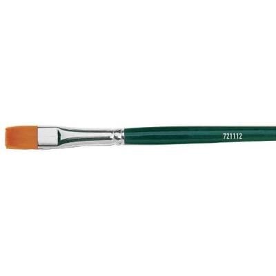 Lot de 5 pinceaux plats Hobby Line N. 10 en nylon Lot de 5 pinceaux plats Hobby Line N. 10 en nylon