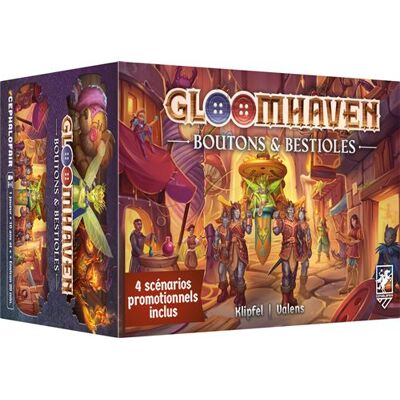 Jeu de stratégie Gloomhaven Boutons & Bestioles Asmodee Multicolore Jeu de stratégie Gloomhaven Boutons & Bestioles Asmodee Multicolore