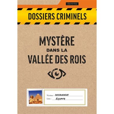 Jeu d'enquête Asmodee Dossiers Criminels Mystère dans la Vallée des Rois Multicolore Jeu d'enquête Asmodee Dossiers Criminels Mystère dans la Vallée des Rois Multicolore