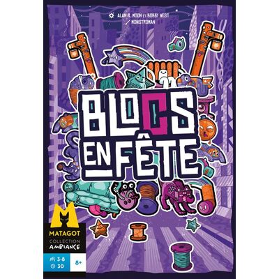 Jeu d’ambiance Asmodee Blocs en Fête Multicolore Jeu d’ambiance Asmodee Blocs en Fête Multicolore