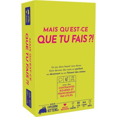 Jeu d’ambiance Asmodee Mais qu’est-ce que tu fais ? Multicolore Jeu d’ambiance Asmodee Mais qu’est-ce que tu fais ? Multicolore