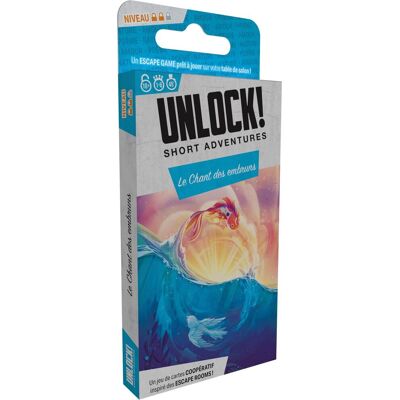 Jeu d'escape game Asmodee Unlock! Short 11 Le Chant des embruns Multicolore Jeu d'escape game Asmodee Unlock! Short 11 Le Chant des embruns Multicolore