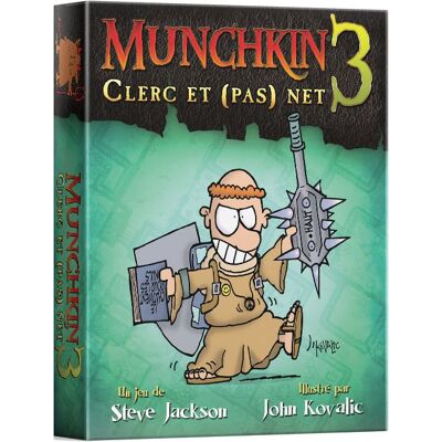 Jeu de stratégie Asmodee Munchkin 3 Clerc et (pas) Net Extension Multicolore Jeu de stratégie Asmodee Munchkin 3 Clerc et (pas) Net Extension Multicolore