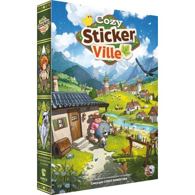 Jeu de stratégie Asmodee Cozy Sticker Ville Multicolore Jeu de stratégie Asmodee Cozy Sticker Ville Multicolore