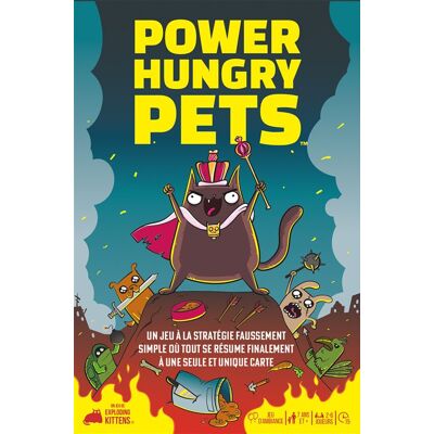 Jeu d’ambiance Asmodee Power Hungry Pets Jeu d’ambiance Asmodee Power Hungry Pets