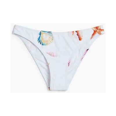 Desigual, Culotte bikini coquillages, Femme, Blanc, S Desigual, Culotte bikini coquillages, Femme, Blanc, S