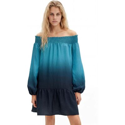 Desigual, Robe courte bandeau, Femme, Vert, M Desigual, Robe courte bandeau, Femme, Vert, M