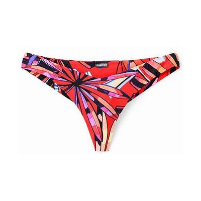 Desigual, Bas de bikini tropical, Orange, XL Desigual, Bas de bikini tropical, Orange, XL