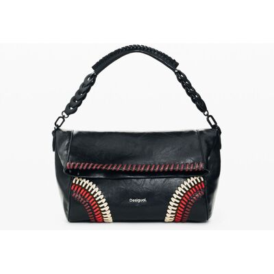 Desigual, Sac effet cuir moyen, Femme, PolyurÉThane, Noir, U Desigual, Sac effet cuir moyen, Femme, PolyurÉThane, Noir, U