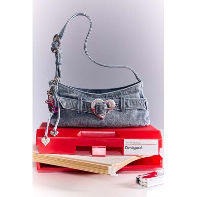 Desigual, PETIT SAC EN DENIM, Coton, Noir, U Desigual, PETIT SAC EN DENIM, Coton, Noir, U