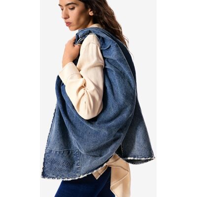 Desigual, Sac denim Masha Popova, Femme, Coton, Bleu, U Desigual, Sac denim Masha Popova, Femme, Coton, Bleu, U