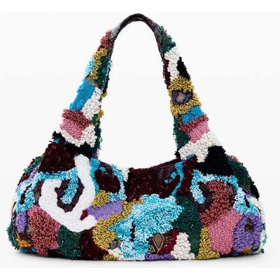 Desigual, Grand sac brodé, Femme, U Desigual, Grand sac brodé, Femme, U