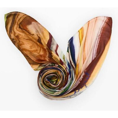 Desigual, Foulard rectangulaire imprimé, Femme, Viscose, U Desigual, Foulard rectangulaire imprimé, Femme, Viscose, U