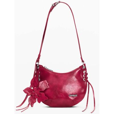 Desigual, Porte-monnaie bandoulière fleur, Femme, PolyurÉThane, Rouge, U Desigual, Porte-monnaie bandoulière fleur, Femme, PolyurÉThane, Rouge, U
