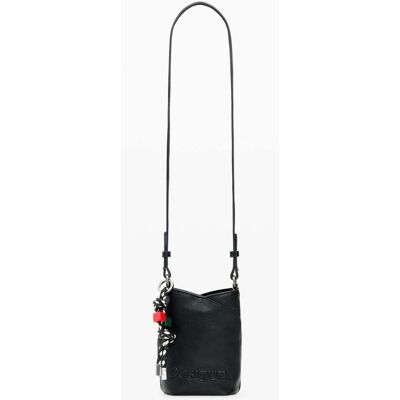Desigual, Porte-téléphone charms, Femme, PolyurÉThane, Noir, U Desigual, Porte-téléphone charms, Femme, PolyurÉThane, Noir, U