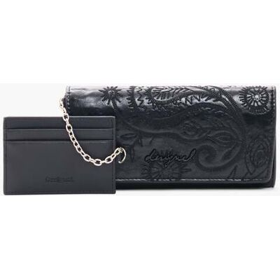 Desigual, Grand grand portefeuille, Femme, PolyurÉThane, Noir, U Desigual, Grand grand portefeuille, Femme, PolyurÉThane, Noir, U