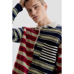 Desigual, Pull rayé, Homme, Coton, Bleu, L Desigual, Pull rayé, Homme, Coton, Bleu, L