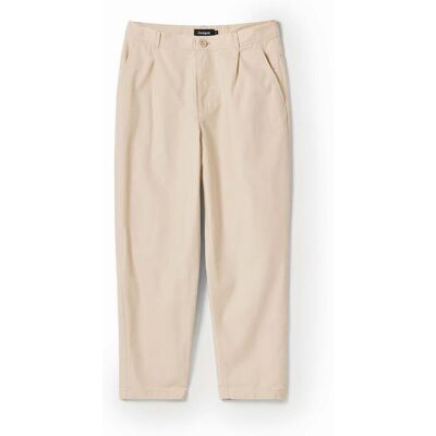 Desigual, Pantalon chino fuselé, Blanc, 30 Desigual, Pantalon chino fuselé, Blanc, 30