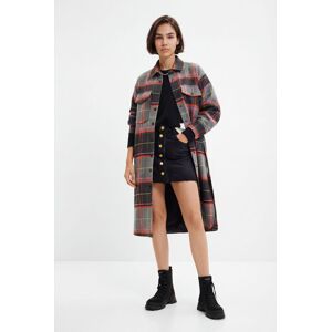 Desigual, Manteau surchemise tartan, Femme, Noir, L Desigual, Manteau surchemise tartan, Femme, Noir, L
