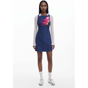 Desigual, Robe mini effet denim, Femme, Polyester, Bleu, XL Desigual, Robe mini effet denim, Femme, Polyester, Bleu, XL