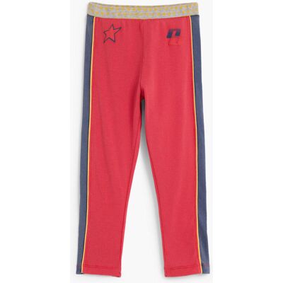 Desigual, Leggings de sport, Enfant, Coton, Rouge, 13/14 Desigual, Leggings de sport, Enfant, Coton, Rouge, 13/14
