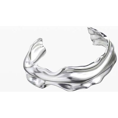 Desigual, Bracelet irrégulier plaqué argent Zalio, Noir, U Desigual, Bracelet irrégulier plaqué argent Zalio, Noir, U