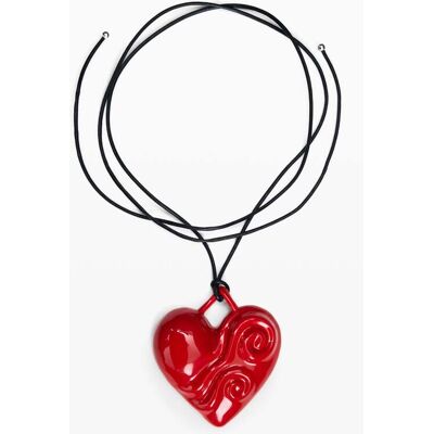Desigual, Collier cœur rouge zalio, Rouge, U Desigual, Collier cœur rouge zalio, Rouge, U
