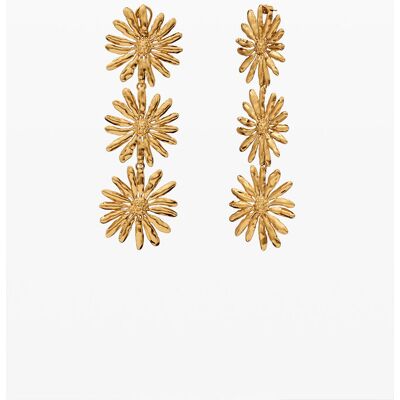 Desigual, Boucles d’oreilles marguerites zalio, U Desigual, Boucles d’oreilles marguerites zalio, U