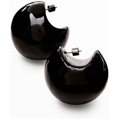 Desigual, Boucles d’oreilles Sphère Argentée, RÉSine, U Desigual, Boucles d’oreilles Sphère Argentée, RÉSine, U