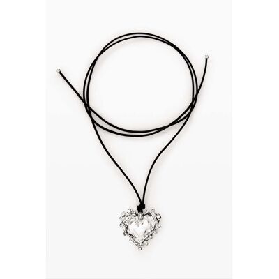 Desigual, Pendentif coeur zalio, Noir, U Desigual, Pendentif coeur zalio, Noir, U