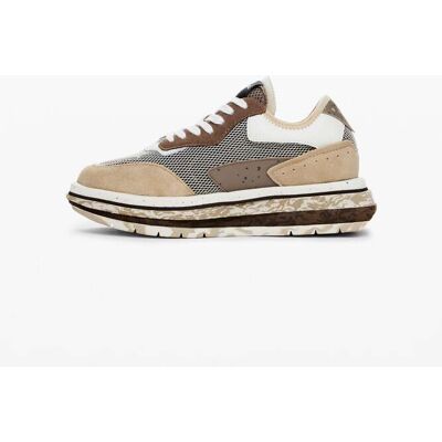 Desigual, Baskets runner patch, Marron, 41 Desigual, Baskets runner patch, Marron, 41