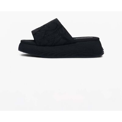 Desigual, Sandales à plateforme, Polyester, Noir, 41 Desigual, Sandales à plateforme, Polyester, Noir, 41