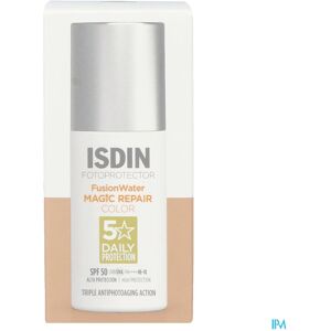 Isdin Fusion Water Magic Repair Color SPF50 Crème Solaire - 50ml Isdin Fusion Water Magic Repair Color SPF50 Crème Solaire - 50ml