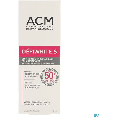 ACM Depiwhite S Soin A/tache Ip50+ Tube 50ml ACM Depiwhite S Soin A/tache Ip50+ Tube 50ml