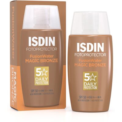 Isdin Fusion Water Bronze SPF50 - Écran solaire Isdin Fusion Water Bronze SPF50 - Écran solaire