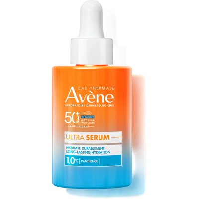 Avène Solaire Ultra Sérum SPF50+ Hydratant Longue Durée, Très Haute Protection, Panthenol, Peau Sensible 30ml Avène Solaire Ultra Sérum SPF50+ Hydratant Longue Durée, Très Haute Protection, Panthenol, Peau Sensible 30ml