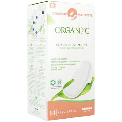Organyc Maternite Protections Maxi Douceur 14 Organyc Maternite Protections Maxi Douceur 14