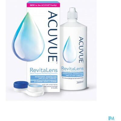 Johnson & Johnson RevitaLens Solution pour Lentilles de Contact - Solution pour lentilles Johnson & Johnson RevitaLens Solution pour Lentilles de Contact - Solution pour lentilles