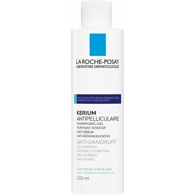 Shampoo anti-démangeaisons micro-exfoliant La Roche-Posay Kerium - 200ml Shampoo anti-démangeaisons micro-exfoliant La Roche-Posay Kerium - 200ml