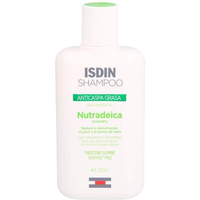 Shampoo antipelliculaire huileux Isdin Nutradeica - Shampoo antipelliculaire Shampoo antipelliculaire huileux Isdin Nutradeica - Shampoo antipelliculaire