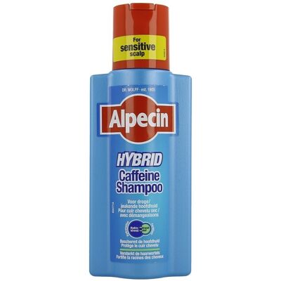 Shampooing caféine hybride Alpecin - Cuir chevelu sensible et qui démange - 250ml Shampooing caféine hybride Alpecin - Cuir chevelu sensible et qui démange - 250ml