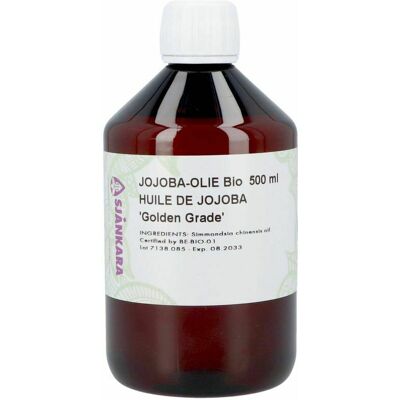 Sjankara Jojoba Huile Vegetale Bio 500ml Sjankara Jojoba Huile Vegetale Bio 500ml