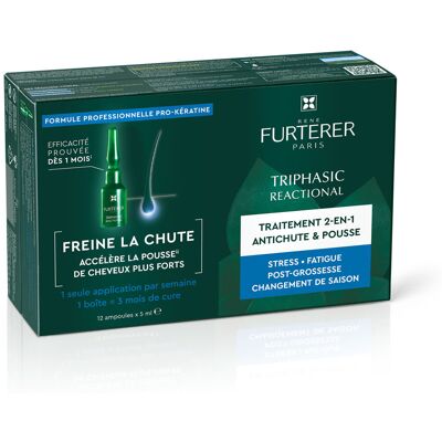 René Furterer Furterer Triphasic Reactional Antichute Occasionnelle 12x5ml René Furterer Furterer Triphasic Reactional Antichute Occasionnelle 12x5ml
