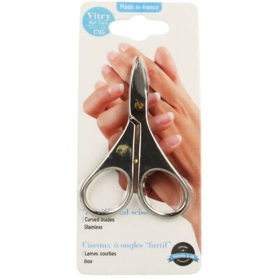 Vitry Ciseaux Ongles Courbes Furtif Inox (modèle Déposé) Vitry Ciseaux Ongles Courbes Furtif Inox (modèle Déposé)