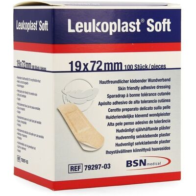 BSN Leukoplast Soft Pansements 19x72 mm - Wound Dressings BSN Leukoplast Soft Pansements 19x72 mm - Wound Dressings
